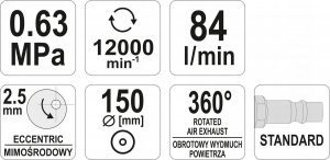 YATO-PNEUMATYCZNA-SZLIFIERKA-MIMOSRODOWA-150mm-Kod-producenta-YT-09739