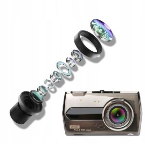 WIDEOREJESTRATOR-SAMOCHODOWY-KAMERA-COFANIA-FullHD-Model-ZESTAW-NAGRYWANIE-PRZOD-TYL-DO-AUTA-G-SENSOR