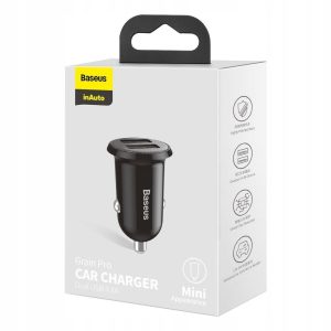 Baseus-Ladowarka-Samochodowa-Grain-Pro-2x-USB-4-8A-Waga-produktu-z-opakowaniem-jednostkowym-0-045-kg