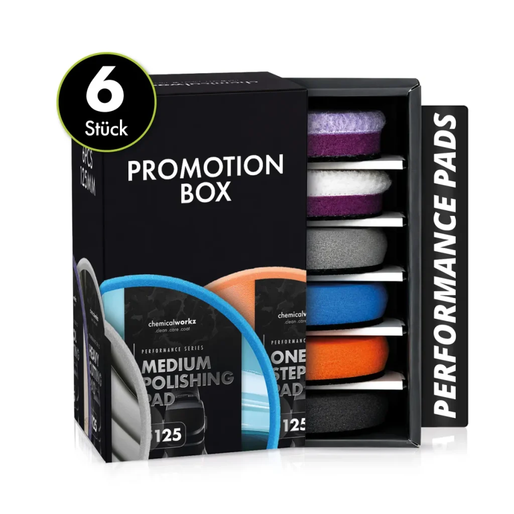 chemicalworkz Performance Pads – PROMOTION BOX 6 stk. (125 mm)