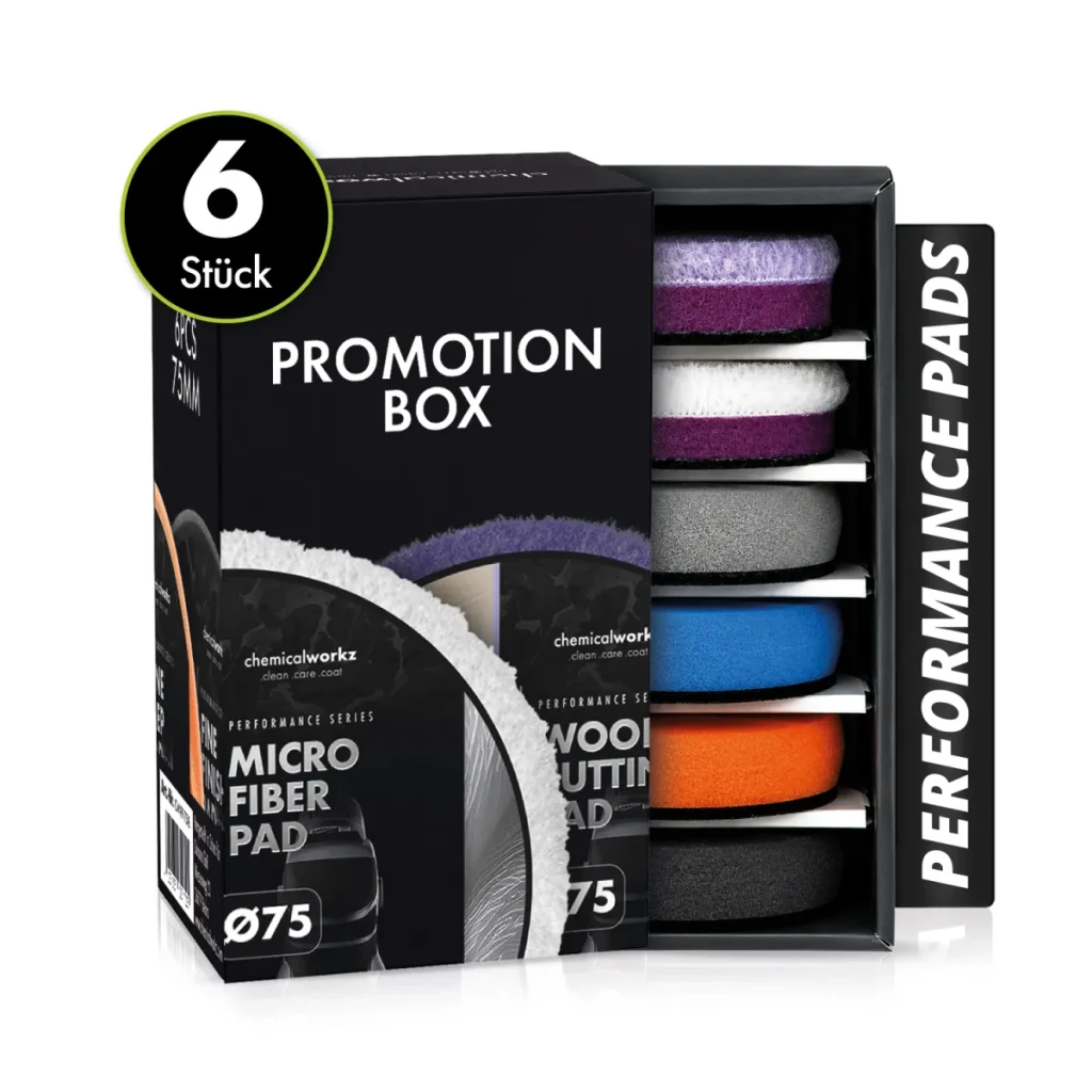 chemicalworkz Performance Pads – PROMOTION BOX 6 stk. (75 mm)